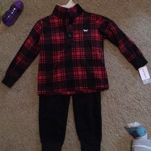 Little boys matching pant suit